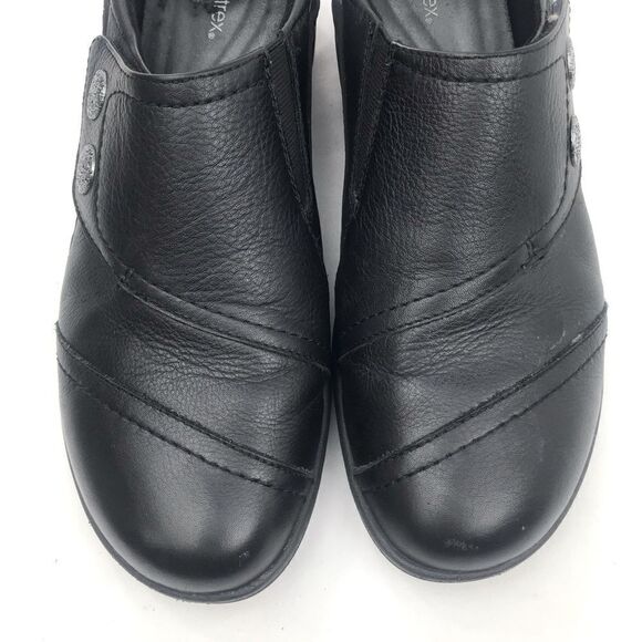 Aetrex KATRINA Black Leather Monk Strap Support Orthotic Casual Loafer - Picture 9 of 16